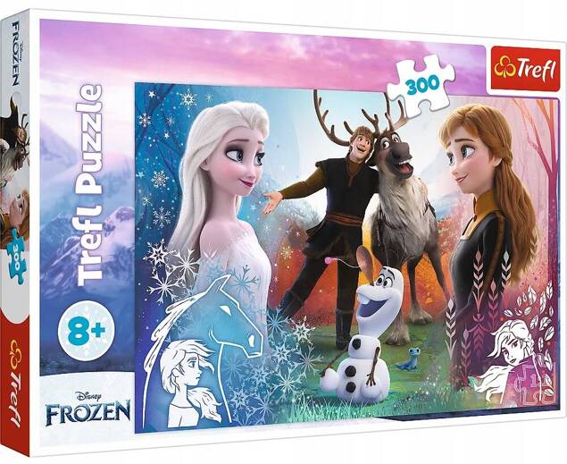 Puzzle 300 Układanka Disney KRAINA LODU Frozen Elsa Anna 7+ Trefl 23006