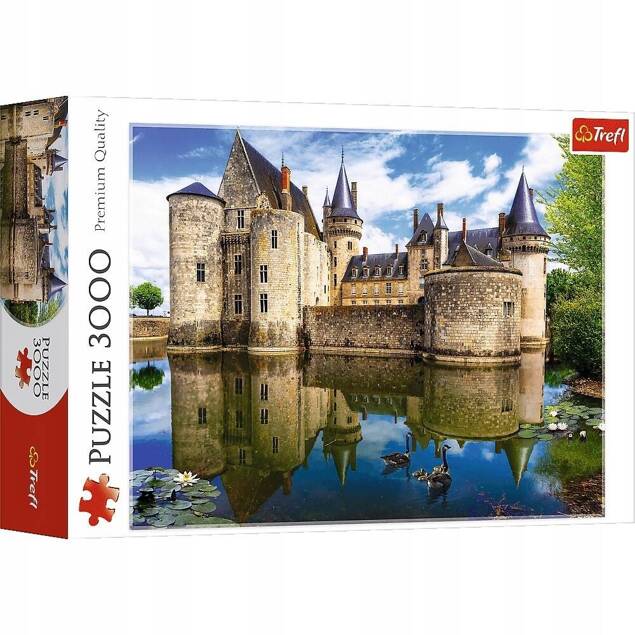 Puzzle 3000 elementów. Premium Quality. Zamek w Sully-sur-Loire, Francja