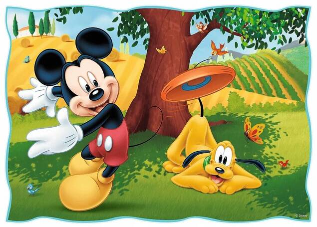 Puzzle 4w1 Układanka Disney MYSZKA MIKI i Przyjaciele Goofy 4+ Trefl 34604