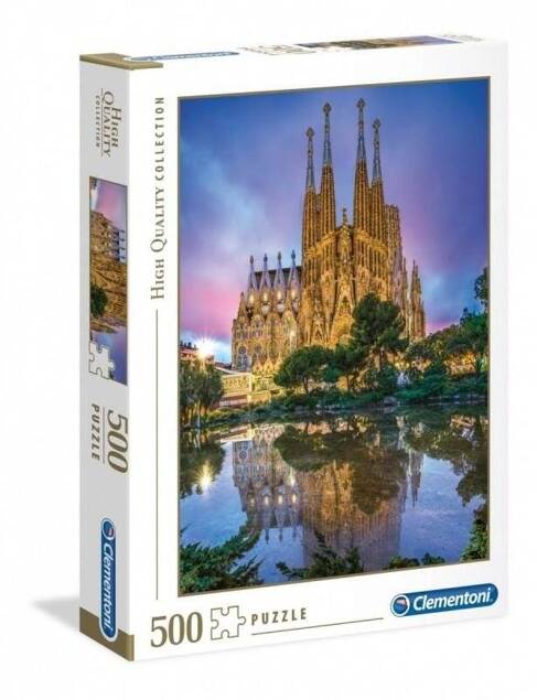 Puzzle 500 Układanka Sagrada Familia BARCELONA Świątynia 10+ Clementoni