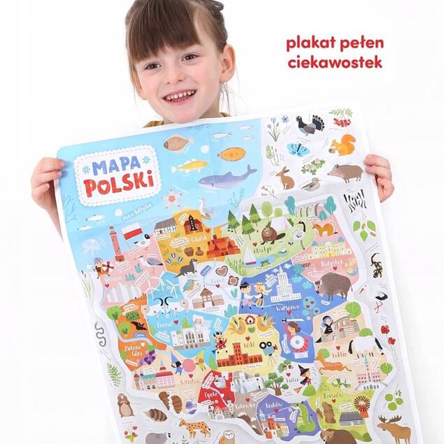 Puzzle Obserwacyjne Mapa Polski 117el. 5+ CzuCzu 6725697