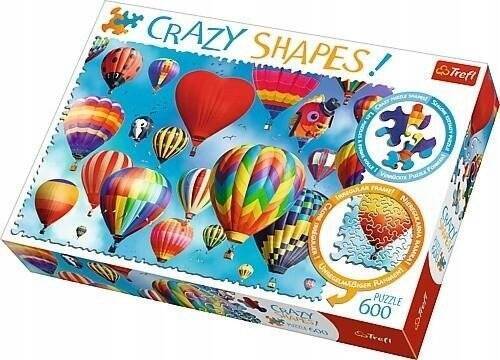Trefl Puzzle 600 el Crazy Shapes - Kolorowe balony