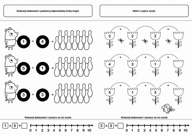Zabawa Z Liczbami Dodawanie I Odejmowanie + Naklejki BooksAndFun