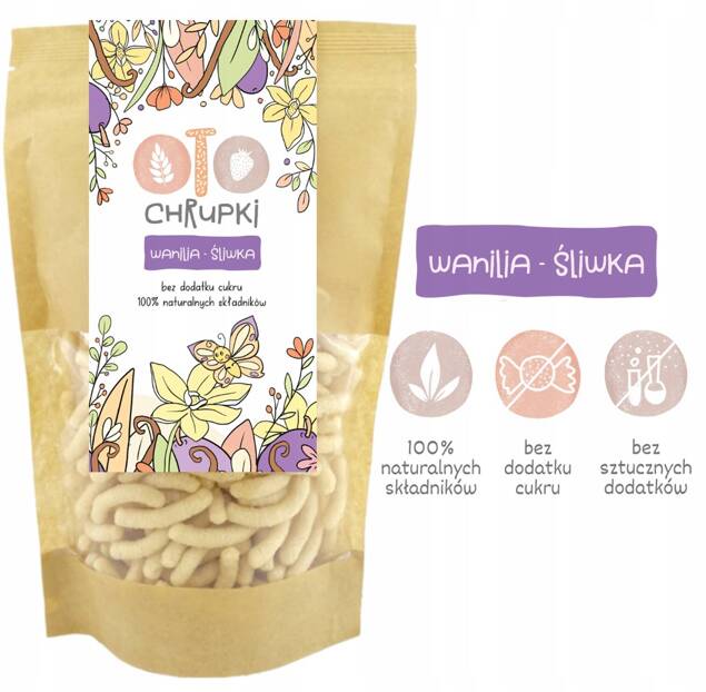 Zestaw OTO Chrupki Naturalne MIX 25g Otolandia 8PAK