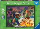 Puzzle 100 Układanka XXL MINECRAFT Monster Gra Pixel Gamer 6+ Ravensburger