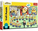 Puzzle 160 Układanka Bajka MINIONKI Bello Gru Dru Obraz 6+ Trefl 15398