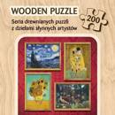 Puzzle 200 Drewniane Sztuka POCAŁUNEK Gustav Klimt Obraz 9+ Trefl 20247