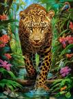 Puzzle 2000 Układanka Kot LEOPARD W Dziczy Dziki Dżungla 9+ Castorland