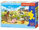 Puzzle 30 Układanka Farma ZWIERZĘTA Wieś Koń Świnia Ptaki 4+ Castorland