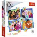 Puzzle 4w1 Układanka DISNEY Król Lew Kraina Lodu Encanto 4+ Trefl