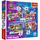 Puzzle 4w1 Układanka Dla Dzieci Psi Patrol PSI PATROL DRUŻYNA 4+ Trefl