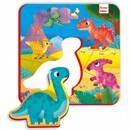 Puzzle Piankowe Magnetyczne DINOZAURY 3+ Roter Kafer