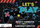 Zeszyt Papierów Kolorowych Samoprzylepnych B4 8k MIX Wzorów Unipap